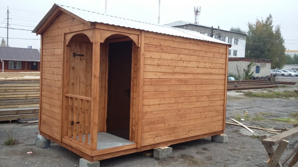 Бытовка р-р 4x2,45 "Летняя кухня", арт. 070 — изображение 3
