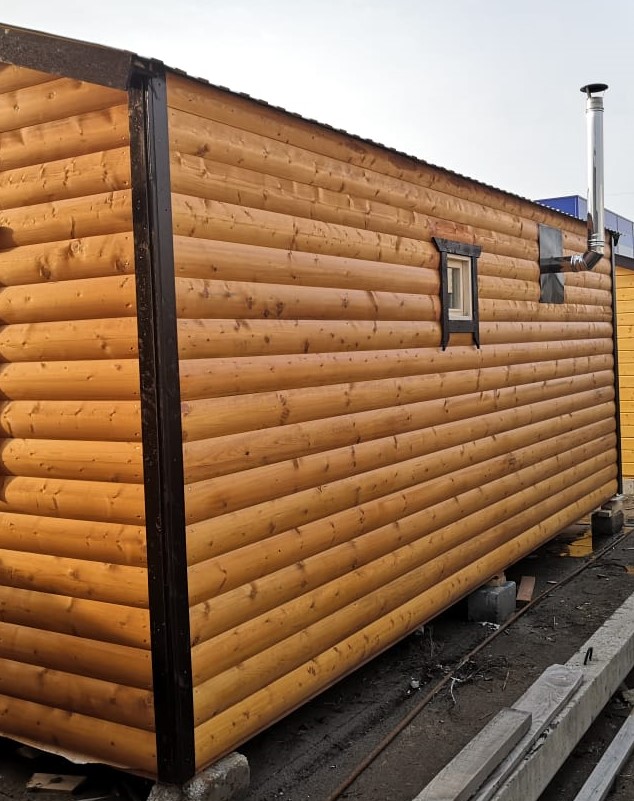 Баня под бревно р-р 6x2,4 "Пар для души-2" — изображение 5